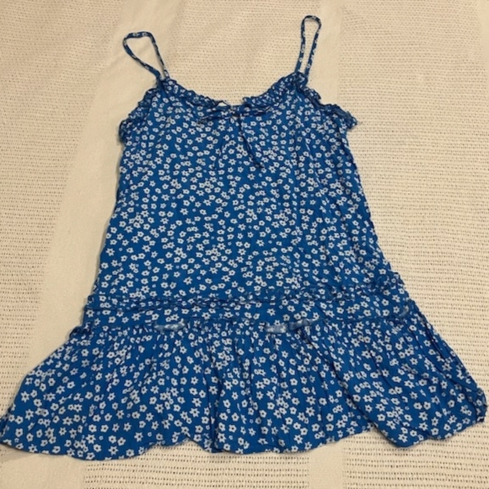 Skylar + Madison Blue and White Floral Top